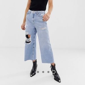 Wide Leg Cropped Jeans!
